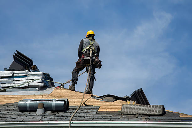 Professional Storm Damage Roof Repair technician working in Church Point, LA